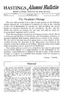 Hastings Alumni Bulletin Vol.8, No.1 (1958) by Hastings College of the Law Alumni Association