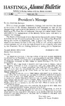 Hastings Alumni Bulletin Vol. IV (13), No.1 (1963) by Hastings College of the Law Alumni Association