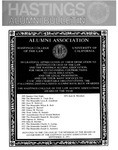 Hastings Alumni Bulletin Vol. XIV, No.1 (Fall/Winter 1974-75)