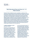 FAQ: Educational Fines and Fees in K – 12 Public Schools by Center for Racial and Economic Justice