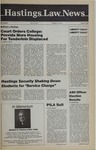 Hastings Law News Vol.15 No.6 by UC Hastings College of the Law