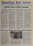 Hastings Law News Vol.19 No.2 by UC Hastings College of the Law